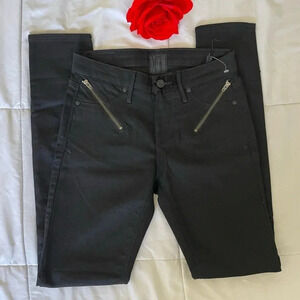 RTA skinny zip motto denim NWOT